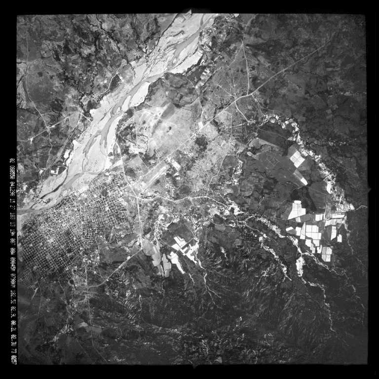 Satellite Image, Photo, City and River of Choluteca, Honduras