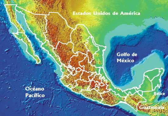 Carte Géostatistique du Mexique