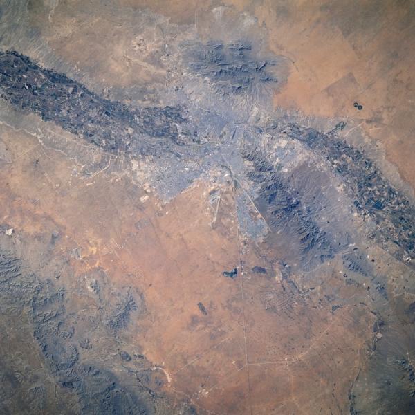 Photo, Image et Carte Satellite de Juarez, Mexique / El Paso, Texas