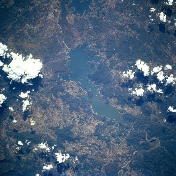 Photo, Image et Carte Satellite du Lac Oviachic, Sonora, Mexique