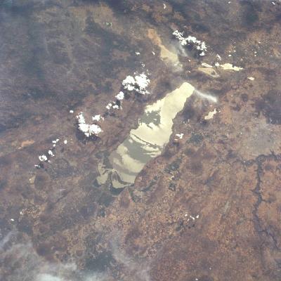 Photo, Image et Carte Satellite de la Lagune de Chapala, Jalisco, Mexique