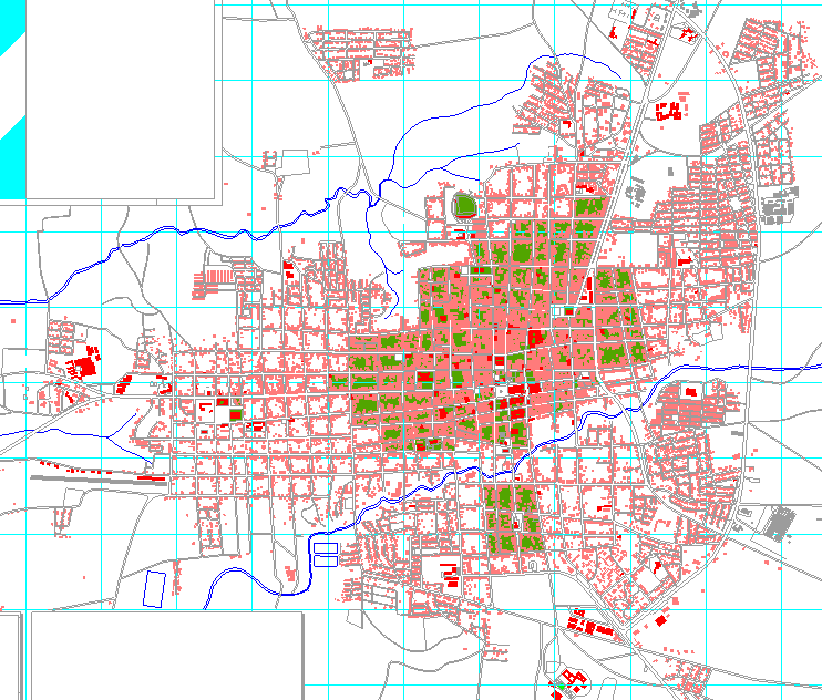 Leon City Map, Leon Department, Nicaragua