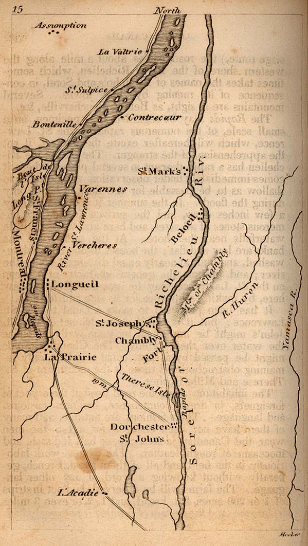 Carte du Bas Canada 1830